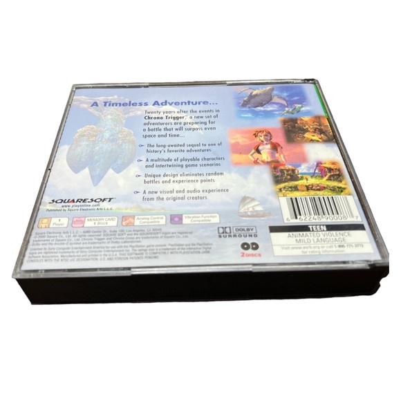 Chrono Cross (Sony PlayStation 1 PS1) w/registration card RARE - Picture 2 of 6